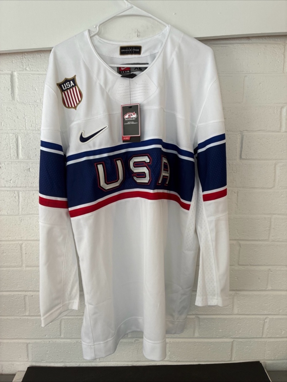 Nike USA Hockey Home 2022 Olympic Jersey Sz XL